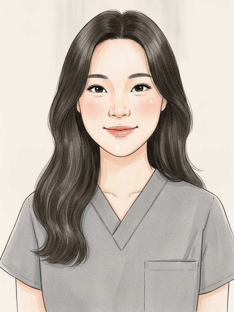 Illustrated portrait of Lisa, International Consultation Team