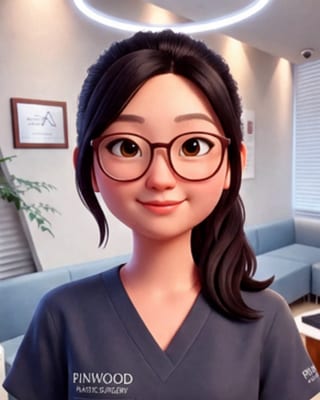 Illustrated portrait of Lisa, RNWOOD team member.