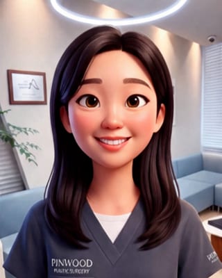 Illustrated portrait of Sunny, RNWOOD team member.